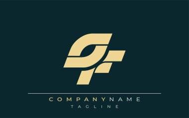 Gösterişli Geometrik Logo Tasarımı. Tarafsız renkler ve minimalist stil markalaşma ve kurumsal kimlik için uygun profesyonel ve çağdaş bir izlenim yaratır..