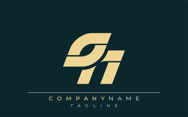 Gösterişli Geometrik Logo Tasarımı. Tarafsız renkler ve minimalist stil markalaşma ve kurumsal kimlik için uygun profesyonel ve çağdaş bir izlenim yaratır..