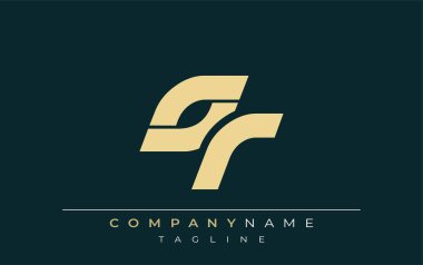 Ya da şık Geometrik Logo Tasarımı. Tarafsız renkler ve minimalist stil markalaşma ve kurumsal kimlik için uygun profesyonel ve çağdaş bir izlenim yaratır..