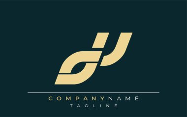 OV Sleek Geometrik Logo Tasarımı. Tarafsız renkler ve minimalist stil markalaşma ve kurumsal kimlik için uygun profesyonel ve çağdaş bir izlenim yaratır..