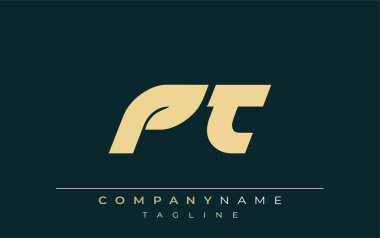 PT Sleek Geometrik Logo Tasarımı. Tarafsız renkler ve minimalist stil markalaşma ve kurumsal kimlik için uygun profesyonel ve çağdaş bir izlenim yaratır..