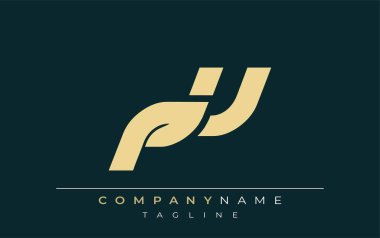 PV Sleek Geometrik Logo Tasarımı. Tarafsız renkler ve minimalist stil markalaşma ve kurumsal kimlik için uygun profesyonel ve çağdaş bir izlenim yaratır..