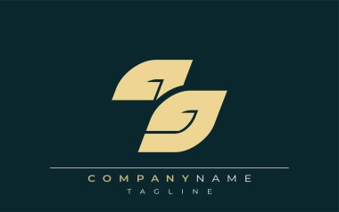 QG Sleek Geometrik Logo Tasarımı. Tarafsız renkler ve minimalist stil markalaşma ve kurumsal kimlik için uygun profesyonel ve çağdaş bir izlenim yaratır..