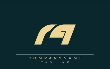 RQ Sleek Geometrik Logo Tasarımı. Tarafsız renkler ve minimalist stil markalaşma ve kurumsal kimlik için uygun profesyonel ve çağdaş bir izlenim yaratır..