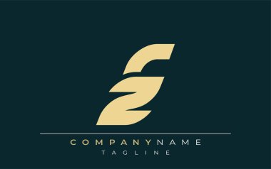 RZ Sleek Geometrik Logo Tasarımı. Tarafsız renkler ve minimalist stil markalaşma ve kurumsal kimlik için uygun profesyonel ve çağdaş bir izlenim yaratır..