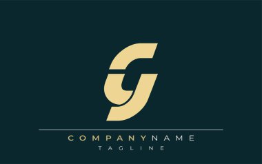 RY Parlak Geometrik Logo Tasarımı. Tarafsız renkler ve minimalist stil markalaşma ve kurumsal kimlik için uygun profesyonel ve çağdaş bir izlenim yaratır..