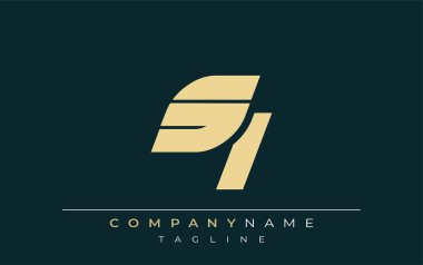 SL Sleek Geometrik Logo Tasarımı. Tarafsız renkler ve minimalist stil markalaşma ve kurumsal kimlik için uygun profesyonel ve çağdaş bir izlenim yaratır..