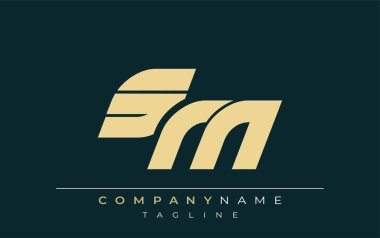 SM Sleek Geometrik Logo Tasarımı. Tarafsız renkler ve minimalist stil markalaşma ve kurumsal kimlik için uygun profesyonel ve çağdaş bir izlenim yaratır..