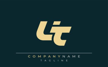 UT Parlak Geometrik Logo Tasarımı. Tarafsız renkler ve minimalist stil markalaşma ve kurumsal kimlik için uygun profesyonel ve çağdaş bir izlenim yaratır..