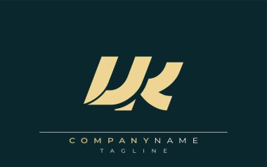 VK Sleek Geometric Logo Tasarımı. Tarafsız renkler ve minimalist stil markalaşma ve kurumsal kimlik için uygun profesyonel ve çağdaş bir izlenim yaratır..