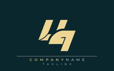 VQ Sleek Geometrik Logo Tasarımı. Tarafsız renkler ve minimalist stil markalaşma ve kurumsal kimlik için uygun profesyonel ve çağdaş bir izlenim yaratır..