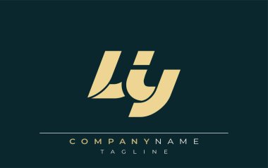 VY Parlak Geometrik Logo Tasarımı. Tarafsız renkler ve minimalist stil markalaşma ve kurumsal kimlik için uygun profesyonel ve çağdaş bir izlenim yaratır..