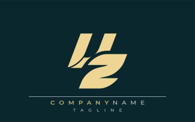 VZ Parlak Geometrik Logo Tasarımı. Tarafsız renkler ve minimalist stil markalaşma ve kurumsal kimlik için uygun profesyonel ve çağdaş bir izlenim yaratır..