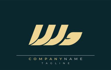 WB Sleek Geometrik Logo Tasarımı. Tarafsız renkler ve minimalist stil markalaşma ve kurumsal kimlik için uygun profesyonel ve çağdaş bir izlenim yaratır..