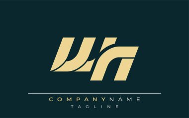 WN Sleek Geometrik Logo Tasarımı. Tarafsız renkler ve minimalist stil markalaşma ve kurumsal kimlik için uygun profesyonel ve çağdaş bir izlenim yaratır..