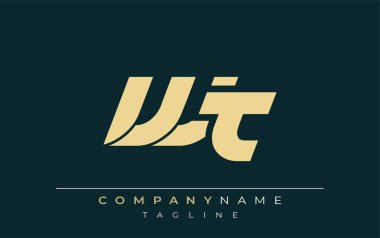 WT Sleek Geometrik Logo Tasarımı. Tarafsız renkler ve minimalist stil markalaşma ve kurumsal kimlik için uygun profesyonel ve çağdaş bir izlenim yaratır..