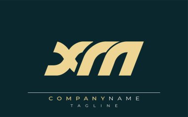 XM Sleek Geometrik Logo Tasarımı. Tarafsız renkler ve minimalist stil markalaşma ve kurumsal kimlik için uygun profesyonel ve çağdaş bir izlenim yaratır..