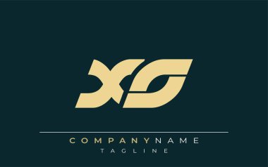 XO Sleek Geometrik Logo Tasarımı. Tarafsız renkler ve minimalist stil markalaşma ve kurumsal kimlik için uygun profesyonel ve çağdaş bir izlenim yaratır..