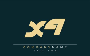 XQ Sleek Geometrik Logo Tasarımı. Tarafsız renkler ve minimalist stil markalaşma ve kurumsal kimlik için uygun profesyonel ve çağdaş bir izlenim yaratır..