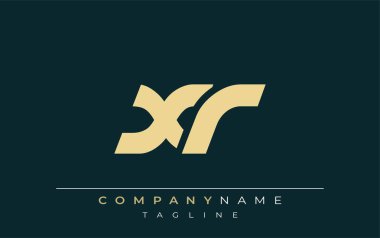 XR Sleek Geometrik Logo Tasarımı. Tarafsız renkler ve minimalist stil markalaşma ve kurumsal kimlik için uygun profesyonel ve çağdaş bir izlenim yaratır..