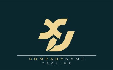 XV Sleek Geometrik Logo Tasarımı. Tarafsız renkler ve minimalist stil markalaşma ve kurumsal kimlik için uygun profesyonel ve çağdaş bir izlenim yaratır..