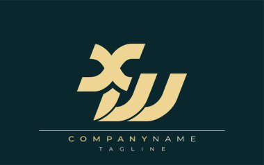 XW Sleek Geometrik Logo Tasarımı. Tarafsız renkler ve minimalist stil markalaşma ve kurumsal kimlik için uygun profesyonel ve çağdaş bir izlenim yaratır..