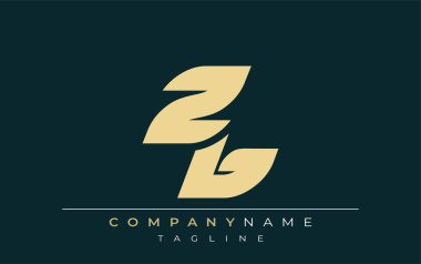 ZB Sleek Geometrik Logo Tasarımı. Tarafsız renkler ve minimalist stil markalaşma ve kurumsal kimlik için uygun profesyonel ve çağdaş bir izlenim yaratır..