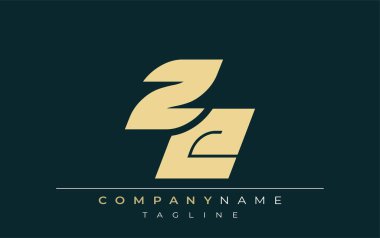 ZE Sleek Geometrik Logo Tasarımı. Tarafsız renkler ve minimalist stil markalaşma ve kurumsal kimlik için uygun profesyonel ve çağdaş bir izlenim yaratır..