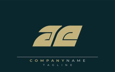 AE Sleek Geometrik Logo Tasarımı. Tarafsız renkler ve minimalist stil markalaşma ve kurumsal kimlik için uygun profesyonel ve çağdaş bir izlenim yaratır..