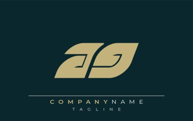 AG Sleek Geometrik Logo Tasarımı. Tarafsız renkler ve minimalist stil markalaşma ve kurumsal kimlik için uygun profesyonel ve çağdaş bir izlenim yaratır..