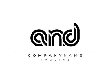 Yaratıcı Eşsiz Modern Harf Logosu Tasarımı. Benzersiz bir harf dizaynına sahip stilize logo, soyut minimalist estetik ve modern cazibe sunar