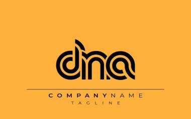 DNA Yaratıcı Eşsiz Modern Harf Logosu Tasarımı. Benzersiz bir harf dizaynına sahip stilize logo, soyut minimalist estetik ve modern cazibe sunar