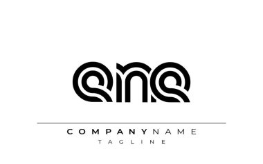 ENE Yaratıcı Eşsiz Modern Harf Logosu Tasarımı. Benzersiz bir harf dizaynına sahip stilize logo, soyut minimalist estetik ve modern cazibe sunar