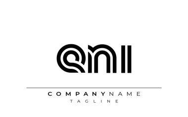 ENI Yaratıcı Eşsiz Modern Harf Logosu Tasarımı. Benzersiz bir harf dizaynına sahip stilize logo, soyut minimalist estetik ve modern cazibe sunar