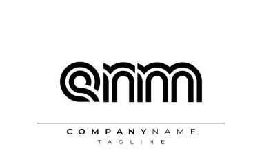 ENM Yaratıcı Eşsiz Modern Harf Logosu Tasarımı. Benzersiz bir harf dizaynına sahip stilize logo, soyut minimalist estetik ve modern cazibe sunar