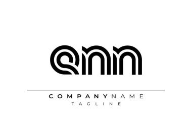 ENN Yaratıcı Eşsiz Modern Harf Logosu Tasarımı. Benzersiz bir harf dizaynına sahip stilize logo, soyut minimalist estetik ve modern cazibe sunar
