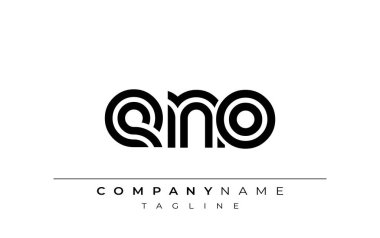 ENO Yaratıcı Eşsiz Modern Harf Logosu Tasarımı. Benzersiz bir harf dizaynına sahip stilize logo, soyut minimalist estetik ve modern cazibe sunar