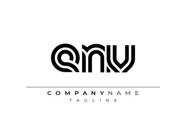 ENV Yaratıcı Eşsiz Modern Harf Logosu Tasarımı. Benzersiz bir harf dizaynına sahip stilize logo, soyut minimalist estetik ve modern cazibe sunar