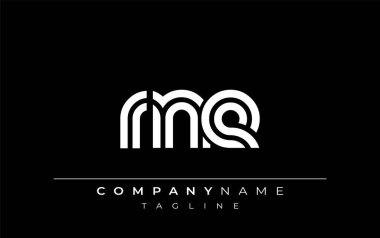 RNE Yaratıcı Eşsiz Modern Harf Logosu Tasarımı. Benzersiz bir harf dizaynına sahip stilize logo, soyut minimalist estetik ve modern cazibe sunar