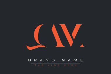 QAM soyut harf logosu tasarımı. Bu logo üç soyut harf tarafından tasarlanmıştır..