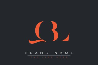 QBL soyut harf logosu tasarımı. Bu logo üç soyut harf tarafından tasarlanmıştır..