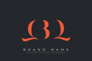 QBQ soyut harf logosu tasarımı. Bu logo üç soyut harf tarafından tasarlanmıştır..