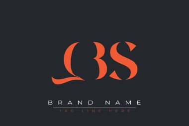 QBS soyut harf logosu tasarımı. Bu logo üç soyut harf tarafından tasarlanmıştır..