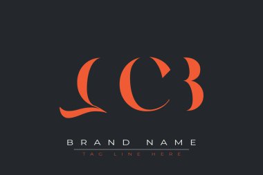 QCB soyut harf logosu tasarımı. Bu logo üç soyut harf tarafından tasarlanmıştır..