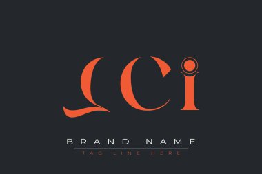 QCI soyut harf logosu tasarımı. Bu logo üç soyut harf tarafından tasarlanmıştır..