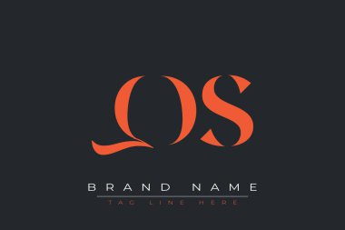 QDS soyut harf logosu tasarımı. Bu logo üç soyut harf tarafından tasarlanmıştır..