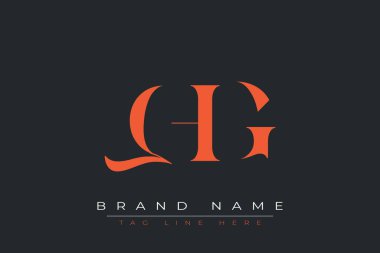 QHG soyut harf logosu tasarımı. Bu logo üç soyut harf tarafından tasarlanmıştır..