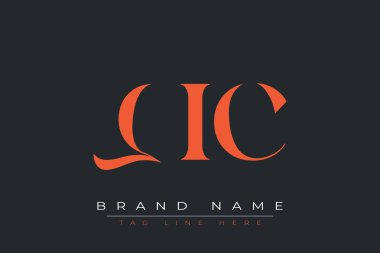 QIC soyut harf logosu tasarımı. Bu logo üç soyut harf tarafından tasarlanmıştır..