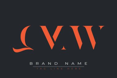 QMW soyut harf logosu tasarımı. Bu logo üç soyut harf tarafından tasarlanmıştır..