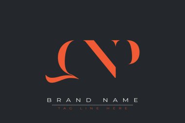 QNP soyut harf logosu tasarımı. Bu logo üç soyut harf tarafından tasarlanmıştır..